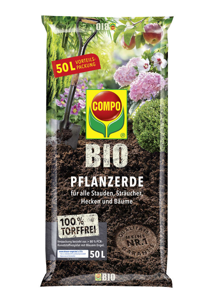 COMPO BIO Pflanzerde torffrei 50 l